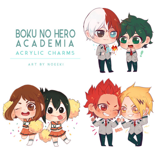 Reblogs are appreciated!PREORDER for BHNA Epoxy Charms! You can do your preorder here http://noekki.