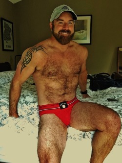 over40notdead: My new @gruffpupclothingcompany jock will put me in a good mood!