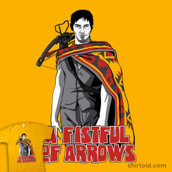 shirtoid:  A Fistful of Arrows by huckblade