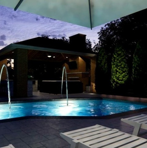 Patio Stamped ConcreteExample Of A Large Classic Backyard Stamped Concrete Patio Design With A Fireplace