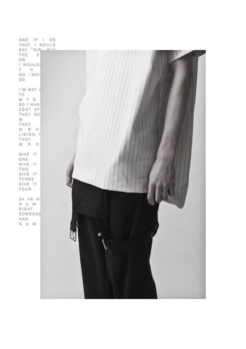 whatisajanis:  Ringo Lukas for Max Jolivet “Undergraduate Collection”