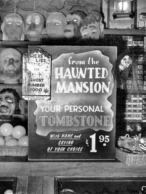 adventurelandia:Souvenir Tombstones from The Haunted Mansion
