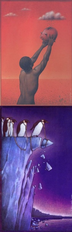 ftyrdesewder:  iterates:  cloudyskiesandcatharsis:  Brilliant Thought-Provoking Satirical Illustrations by Pawel Kuczynski  these are always excellent  Are you fking kidding like less than half of those even make sense 