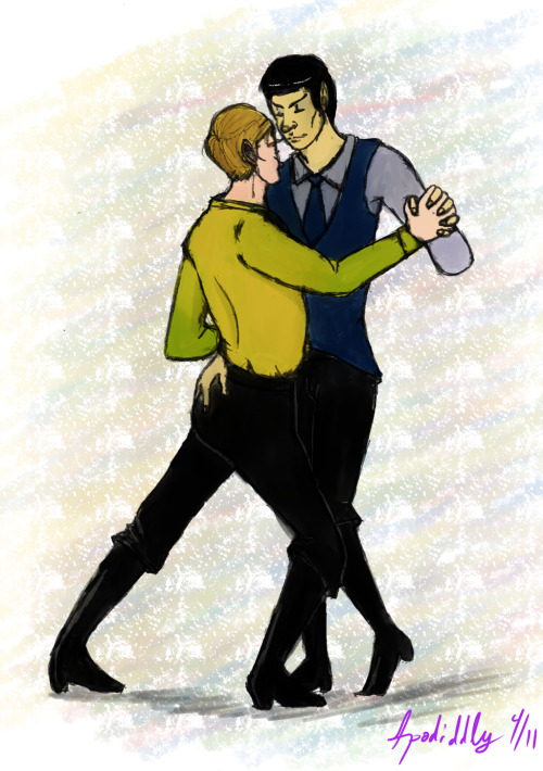 spodiddly: Gold and Blue Tango by ~SpoDiddly Finally I draw what I’ve been wanting to draw for