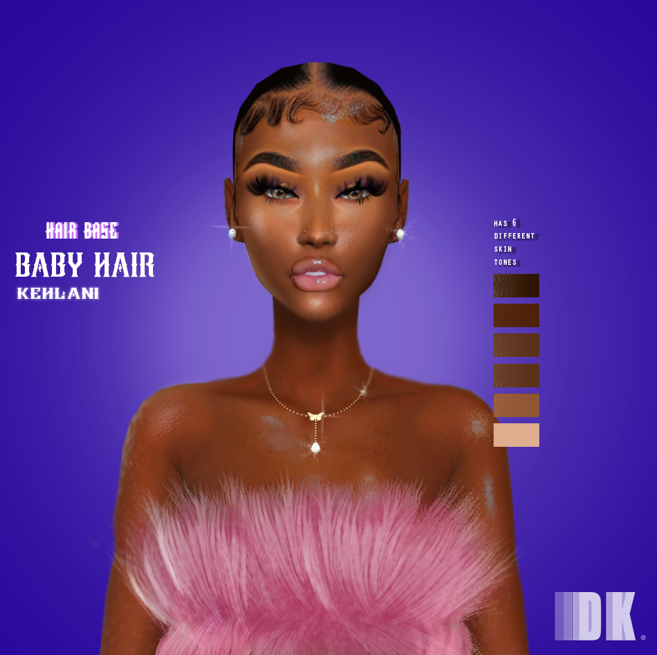 ddarkpinkrosa0: “Baby hair Kehlani hi hi i’m dropping this baby hair with the hairbase technique for you to use on your sims with the hair you want, i hope you like it “loose baby hair” • Kehlani babyhair Download [ SFS]Follow me on instagram...
