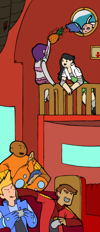 andersonrandom: deadlydoodles: meanwhile at the Bravest Warriors’ invisible hideout. I AM VERY