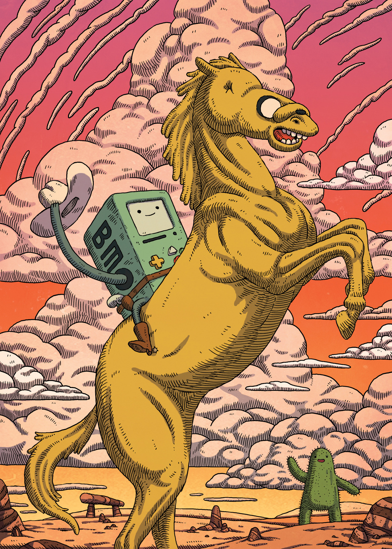 Adventure Time: Complete Collection DVD set illustrations by BG designer Matt Houston