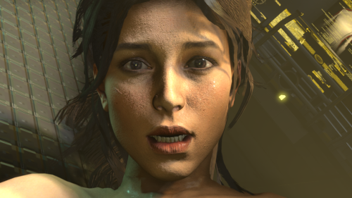 defilerofwaifu: Look at that face! I was working on this scene today and was struck by the detail of Lara’s face in this close up. Many kudos to @barbellsfm for creating such a fine model. 