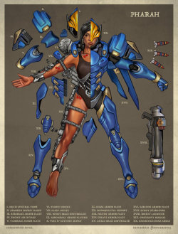 Pharah Deconstructed by Christopher-Stoll