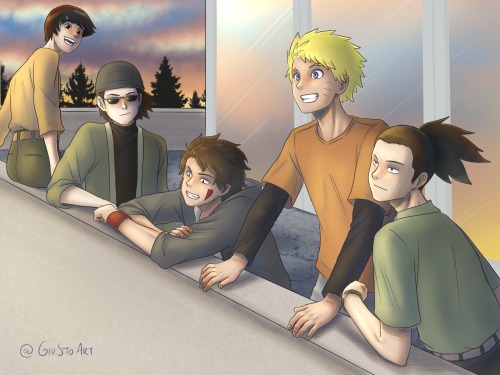 My Fav 5 Hanging Out.