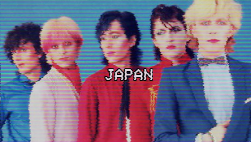 coldwarhol:  New Wave Acts + VHS Effect