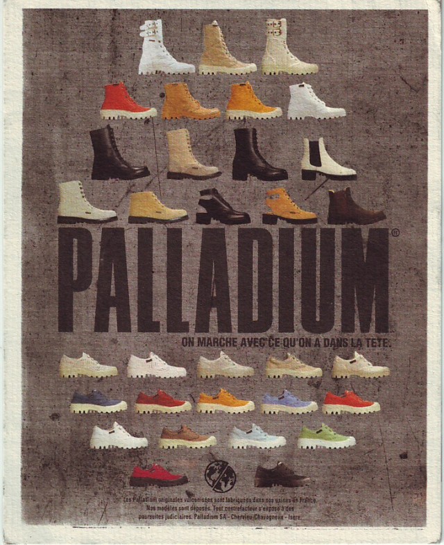 Palladium, 1993 #palladium#palladiumshoes#retro ads#1993#90s fashion#90s ads#90s trend#sneakers#sneakerheads