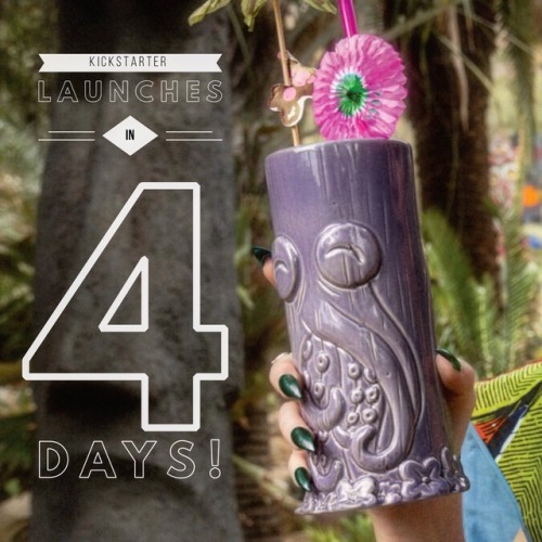 Mark your calendars! The @Kickstarter campaign for my #ottoandvictoria #tikimugs goes live on Tuesda