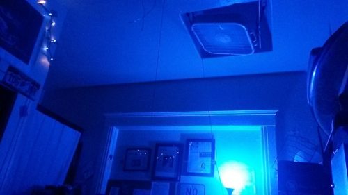 syfycity:  So it got a little too hot here today… This is what my room currently looks like.