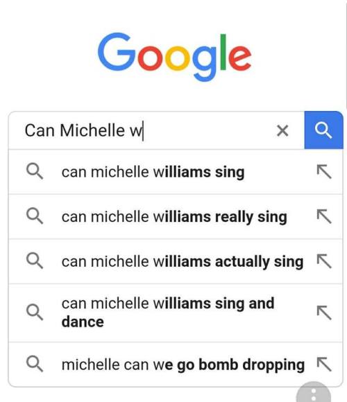 These Google suggestions tho&hellip; #poormichelle