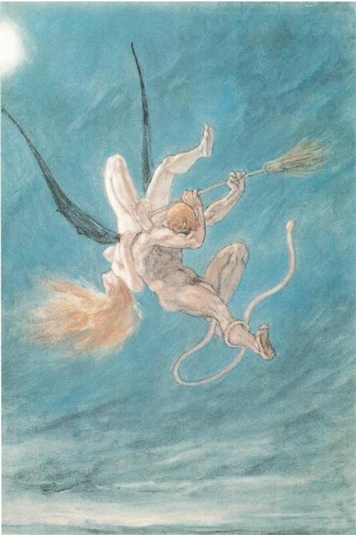 baafometz:Félicien Rops - Calvary (1882), Removal (1882), The Temptation of St. Anthony (1878), The 