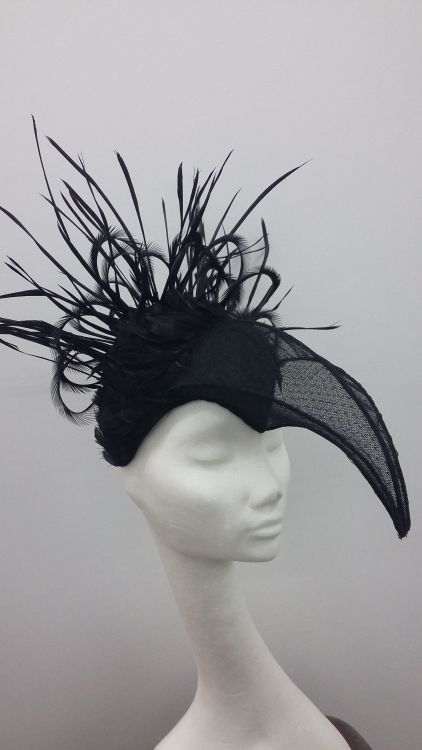 Headdress for a ballet performance at Looking for Alice event! Why is raven like a writing desk?