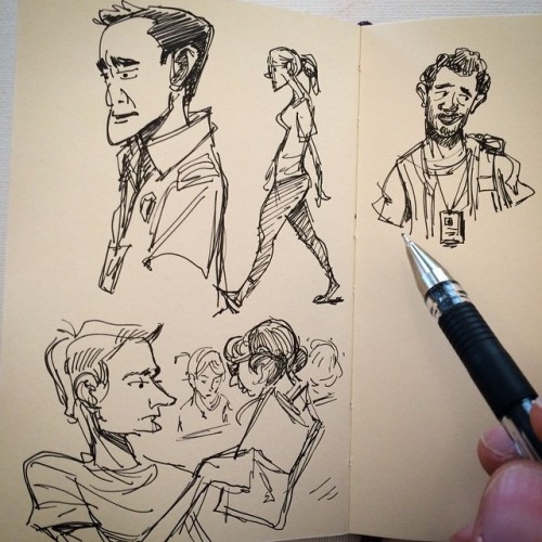 Airport sketchin’ #doodle #sketch #sketchbook #peoplewatching #orlando