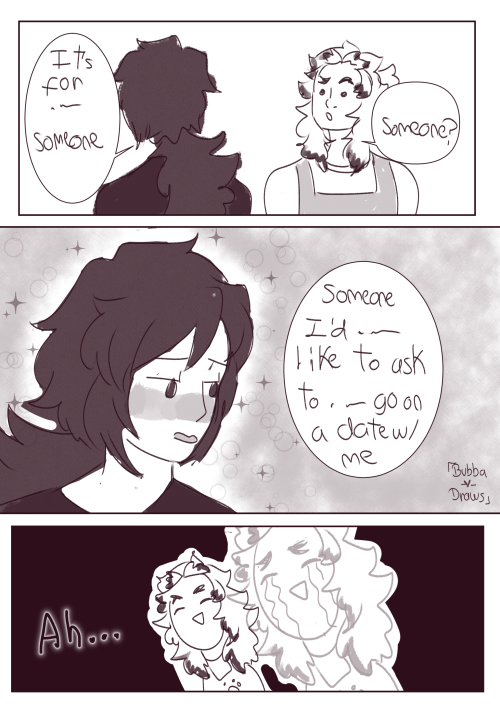 Quick comic of one of my favorite scenes of @kenmagoesblep &rsquo;s fic &ldquo;Plant a kiss on me&rd