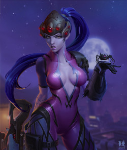 art-of-cg-girls:  Overwatch_widowmaker by