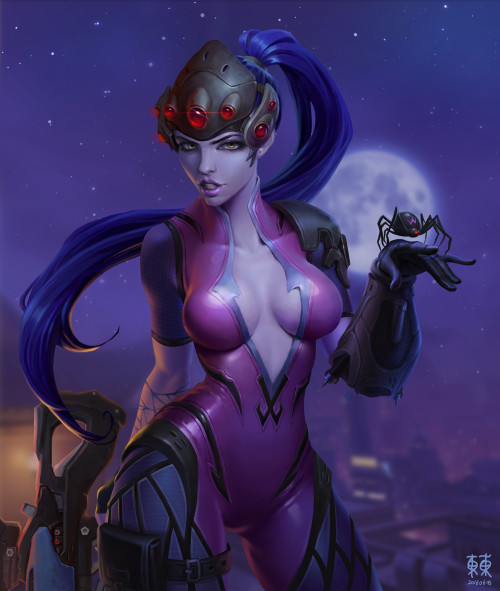 art-of-cg-girls:  Overwatch_widowmaker by Donny Liang