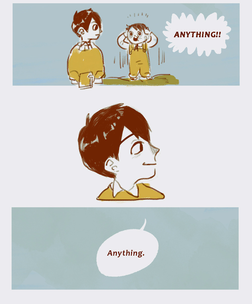 twohairs:＂Anything I said except your face .＂My English is not that good so I
