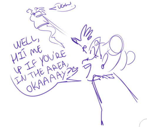 furaha and bax comic that will remain a sketch