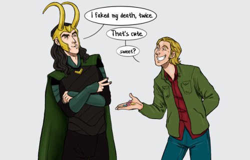 deannamb:Who’s the best loki?  Loki Laufeyson VS Archangel Gabriel  *in a deep manly voice* Who wi