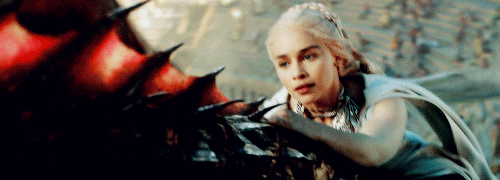 rubyredwisp: Daenerys Targaryen vaulted onto the dragon’s back, seized the spear,