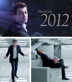 mizgnomer:  David Tennant’s Virgin Media advertisements (both on TV and online) He’s done 4 batches of them now: March-July 2012 January 2013 November 2013 May 2014 Yeah, they’re advertisements, but they’re so much fun! 