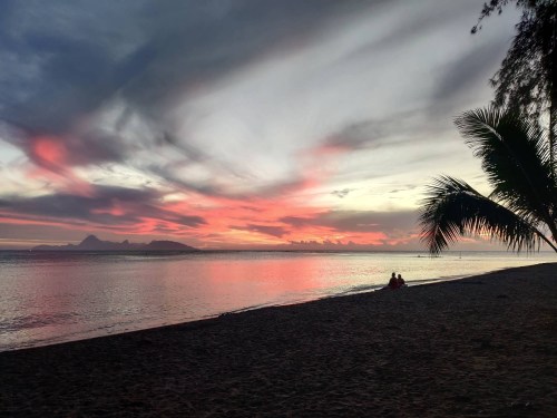 Land of Dreams. Mo’orea in the distance.photo: Bruno Leou-on