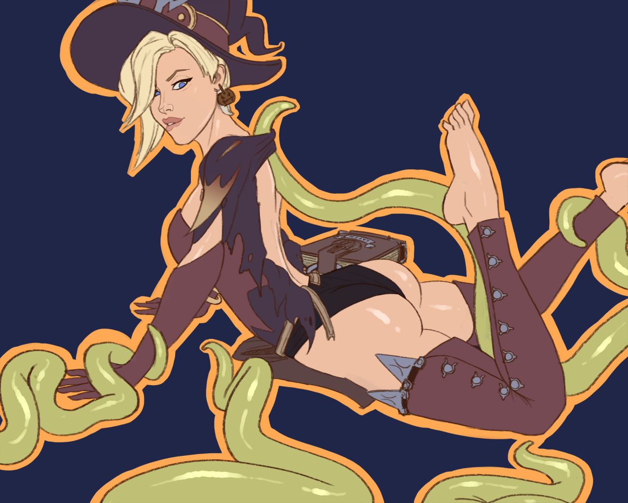 “But suddenly, the Witch’s own monsters turned upon her!”Happy Halloween event