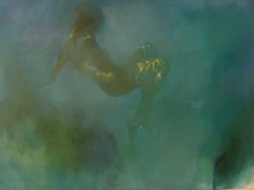Bill Bate (British, b. 1962, Liverpool, England) - 1: DSCF3328  2: Blue Haze, 2014  Paintings: Acryl