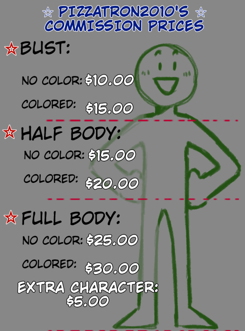 Hey Guys! I'm Opening Up Commissions! Let Me Know What You Guys Think! If You Aren't Interested In A