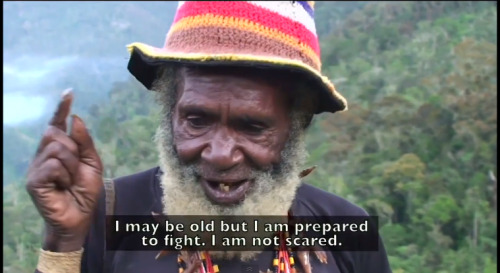 owning-my-truth:  (Image description: A West Papuan man discussing the West Papuan genocide and struggle for independence in the documentary, “Forgotten Bird of Paradise” 1: “We need full freedom. Nothing less than full freedom.” 2: “I may be