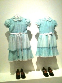 hellyeahhorrormovies:  The twins dresses and shoes from The Shining,
