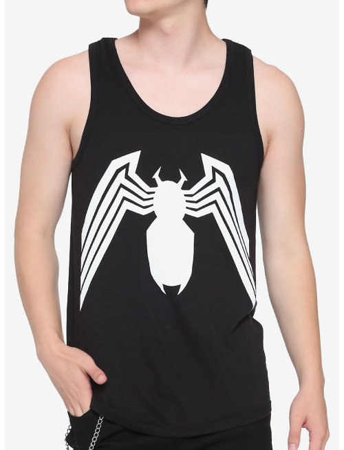 Spider-Man tank tops found at Hot Topic.VenomSpider-Man