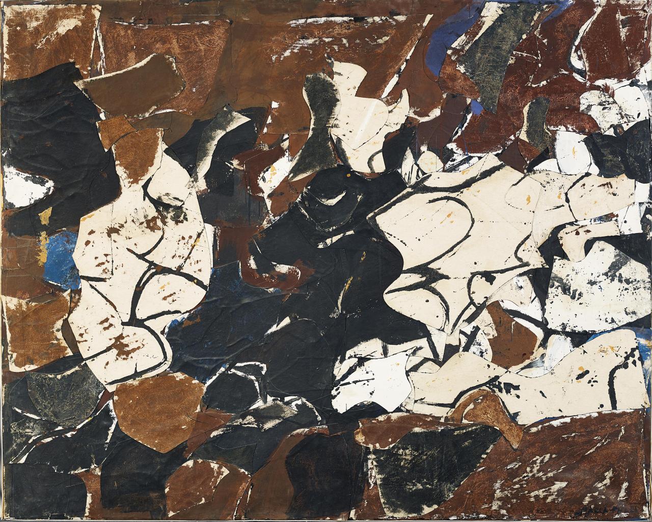 thunderstruck9:  Conrad Marca-Relli (American, 1913–2000), L-R-5-57 Terim, 1957.