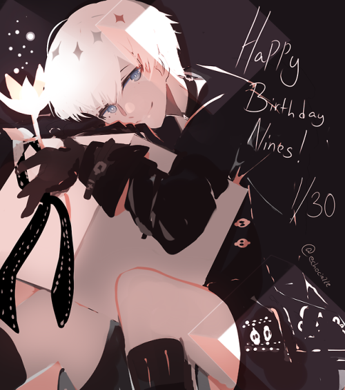 Happy birthday to my favorite character in nier automata, and one of my faves in general. You deserv