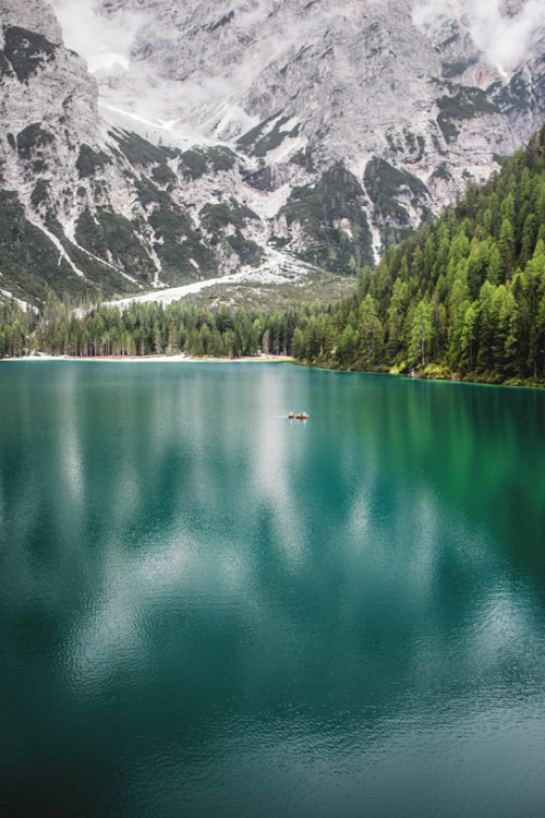 italian-luxury:  Lago di Braies, Italy | Photograhy by   Massimiliano Teodori 