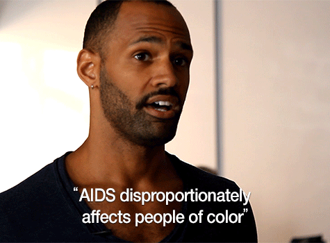 everyoneisgay:  firstpersonpbs:  Jermaine McCrossin in Fear & Sex: PrEP and HIV (x)     Today is World AIDS DayWorld AIDS Day is held on the 1st December each year and is an opportunity for people worldwide to unite in the fight against HIV, show
