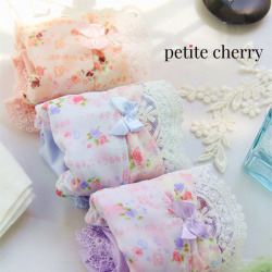 petitecherrycom:  Cute Japanese-Style Panties,