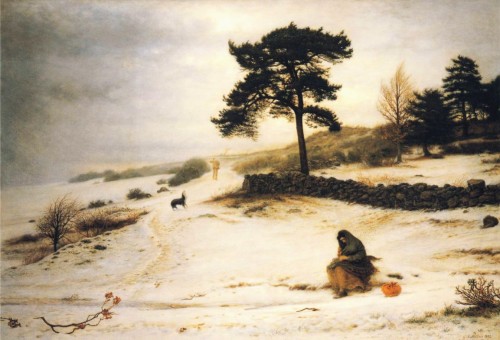 artist-millais: Blow, Blow Thou Winter Wind, 1892, John Everett Millais Medium: oil,canvasww