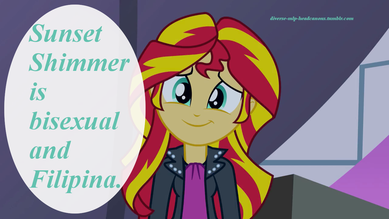 Is sunset shimmer bisexual