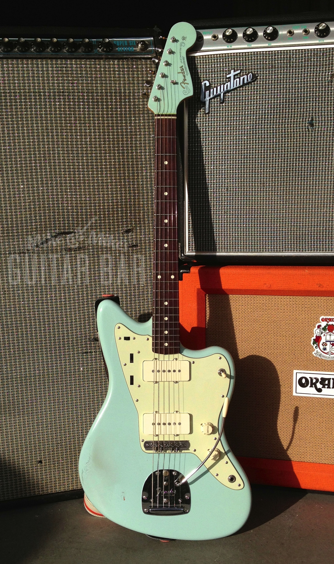 My 2007 Fender Thin Skin Jazzmaster in Sonic Blue, 
