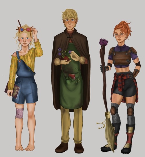 aeshsar: ~ The Golden and the Silver Trio ~
