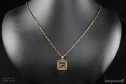 pwnlove:  Fangamer Jewelry Our friends at Fangamer just introduced a new line of necklaces. You can open any door in Hyrule with the Small Key (ม) and Boss Key (ย) necklaces. Perhaps you prefer getting Jiggy (ฟ) with it alongside Banjo and Kazooie.