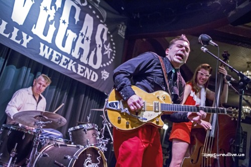 zphotosnet:  One of Texas’ premier roots/rockabilly bands, captured live at Viva Las Vegas 17 at the Orleans Casino in Las Vegas NV on April 18, 2019. The Octanes include Adam Burchfield (Guitar, Vocals) , Drew Hays (bass, vocals), and “Sneaky”