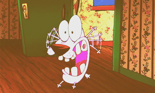 cartoons-rule:  Courage’s freak outs were the best  underdassea these are actual