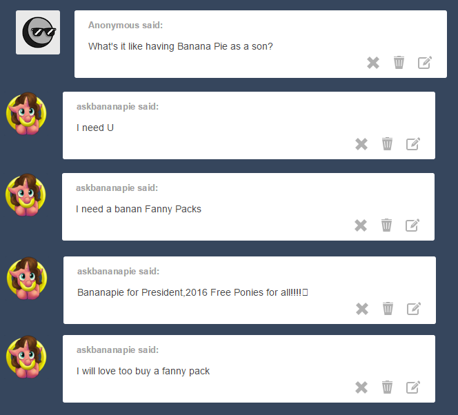 askfannypack:  BEING askbananapie‘S DAD IS A THANKLESS JOB, BUT QUITE AN ADVENTURE